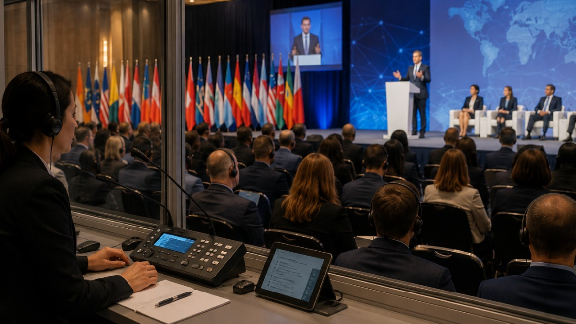 Diferencias entre interpretación presencial, remota e híbrida en eventos profesionales